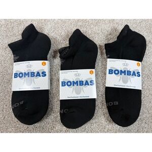 3 Pack Bombas Unisex Ankle Socks Brand New Large